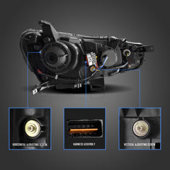 VLAND LED Headlights for Mitsubishi Lancer / EVO X 2008-2017