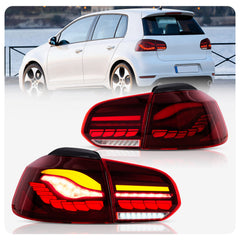 VLAND LED Tail Lights for Volkswagen Golf 6 MK6 2008-2013 (GTS Style)