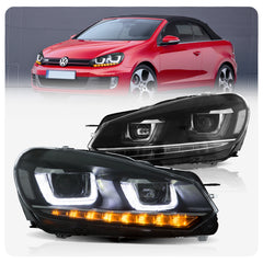 VLAND LED Headlights For VOLKSWAGEN Golf 6 MK6 2009-2014