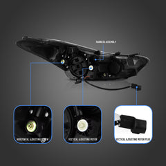 VLAND LED Headlights for Hyundai Elantra Sedan/Coupe 2011-2015