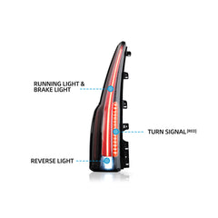 VLAND LED Tail Lights For 2015-2020 Chevrolet Suburban & Tahoe
