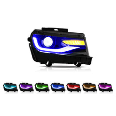 VLAND RGB style LED Headlights For Chevrolet Camaro 2014 2015