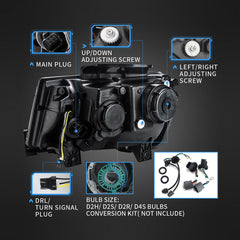 VLAND RGB style LED Headlights For Chevrolet Camaro 2014 2015