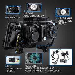 VLAND LED Headlights For Chevrolet Camaro 2014 2015