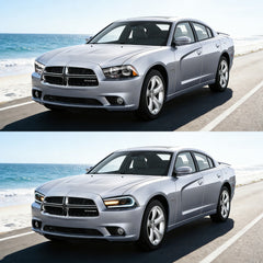 VLAND LED Headlights For Dodge Charger 2011-2014