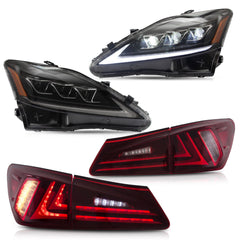 VLAND LED Headlighs AND Tail Lights For 2006-2013 Lexus IS350 250 ISF Suits