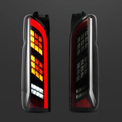 VLAND LED Tail Lights For Toyota Hiace 2005-2019 with Sequential Turn Signal