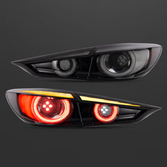 VLAND Full LED Tail Lights for Mazda 3 Axela Sedan 2014-2018