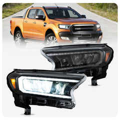 VLAND LED Reflection Bowl Headlights For Ford Ranger 2016-2022