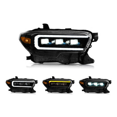 VLAND LED Matrix Projector Headlights For 2016-2023 Toyota Tacoma
