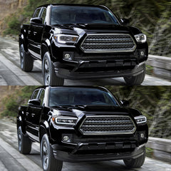 VLAND LED Matrix Projector Headlights For 2016-2023 Toyota Tacoma