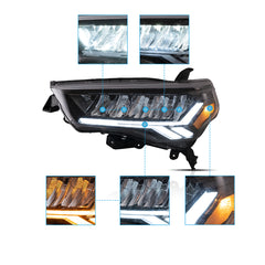 VLAND LED Headlights For Toyota 4Runner 2014-2024