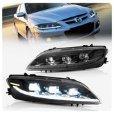 VLAND Full LED Headlights For Mazda 6 2002-2008