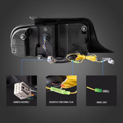 VLAND LED Taillights For 2010 2011 2012 Ford Mustang