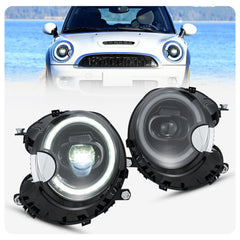 VLAND LED Headlights For 2007-2013 Mini Cooper 2th Gen(R55 R56 R57 R58 R59)
