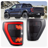 VLAND LED Dual-beam Headlight and Taillight Kit For Ford F150 2021 2022 2023