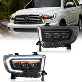 VLAND LED Matrix Headlights For 2007-2013 Toyota Tundra and 2008-2020 Toyota Sequoia