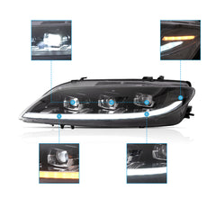 VLAND Full LED Headlights For Mazda 6 2002-2008