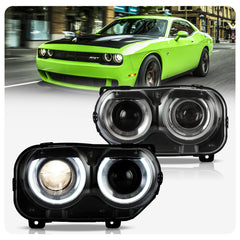 VLAND LED Headlights For Dodge Challenger 3th Gen 2015-2024