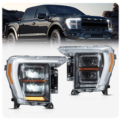 VLAND LED Matrix Headlights For 2021-2024 Ford F150