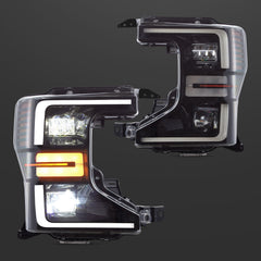 VLAND LED Headlights For 2020-2022 Ford F250 F350 F450 F550 Super Duty Halogen Models