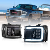 VLAND LED Headlights For 2007-2013 GMC Sierra 1500 2500HD 3500HD