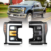VLAND LED Headlights For 2017-2019 Ford F250 F350 F450 F550