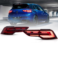 VLAND LED Tail Lights For Volkswagen Golf Mk8 2020-2023