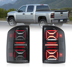 VLAND LED Tail lights For 2007-2013 Chevrolet Silverado 1500 2500HD 3500HD