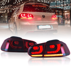 VLAND LED Tail Lights For Volkswagen Golf 6 MK6 2008-2013