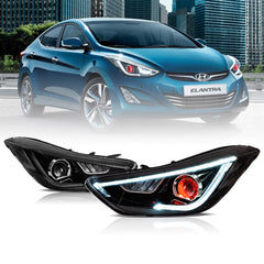 VLAND LED Headlights for Hyundai Elantra Sedan/Coupe 2011-2015
