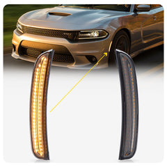 VLAND LED Side Marker Lamps For Dodge Charger 2015-2023(Front And Rear)