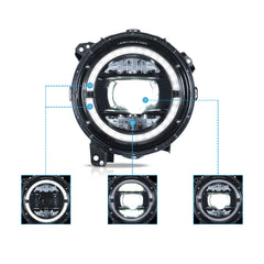 VLAND LED Headlights For 2018-2023 Jeep Wrangler & Gladiator JT