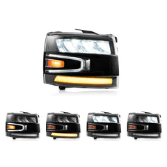 VLAND LED Headlights 2007-2013 Chevrolet Silverado 1500 2500HD 3500HD