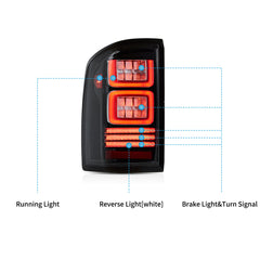 VLAND LED Taillights For 2014-2018 GMC Sierra 1500 2500 3500 HD