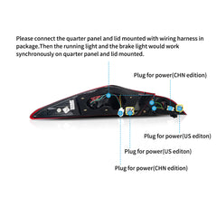Vland LED Tail Lights for Hyundai Sonata 2011-2014