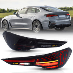 VLAND LED Taillights CSL Style For 2021-2024 BMW 4-Series M4 G22/G23/G26/G82/G83