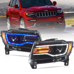 VLAND LED Headlights For 2011-2013 Jeep Grand Cherokee (WK2)