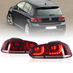 VLAND LED Tail Lights For Volkswagen Golf 6 MK6 2008-2013
