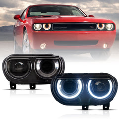 VLAND LED Headlights For Dodge Challenger 2008-2014