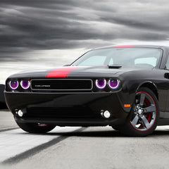 VLAND LED Halo Headlight(RGB) And Taillight Kit For Dodge Challenger 2008-2014