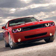 VLAND LED Halo Headlight(RGB) And Taillight Kit For Dodge Challenger 2008-2014