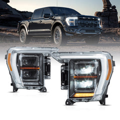 VLAND LED Matrix Headlights For 2021-2024 Ford F150