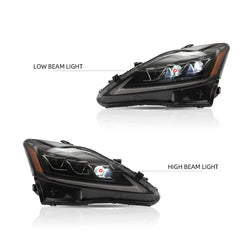 VLAND LED Headlight And Taillight Kit For 2006-2013 Lexus IS350 250 ISF Suits