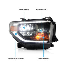 VLAND LED Headlight and Taillight Kit For Toyota Tundra 2014-2021