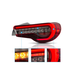 VLAND LED Tail Lights for Toyota 86 2012-2020 & Subaru BRZ 2012-2020 & Scion FR-S 2012-2020
