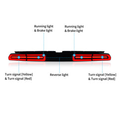 VLAND LED Halo Headlight And Taillight Kit For Dodge Challenger 2008-2014