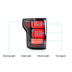 VLAND LED Tail Lights For Ford F150 2015-2020