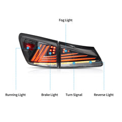 VLAND LED Headlight And Taillight Kit For 2006-2013 Lexus IS350 250 ISF Suits