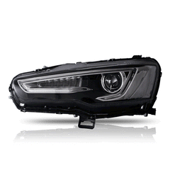 VLAND LED Headlights Audi Style For 2008-2017 Mitsubishi Lancer & EVO X